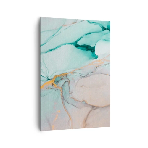 Canvastavla - Bild på duk - Formernas och färgernas dans - 70x100 cm