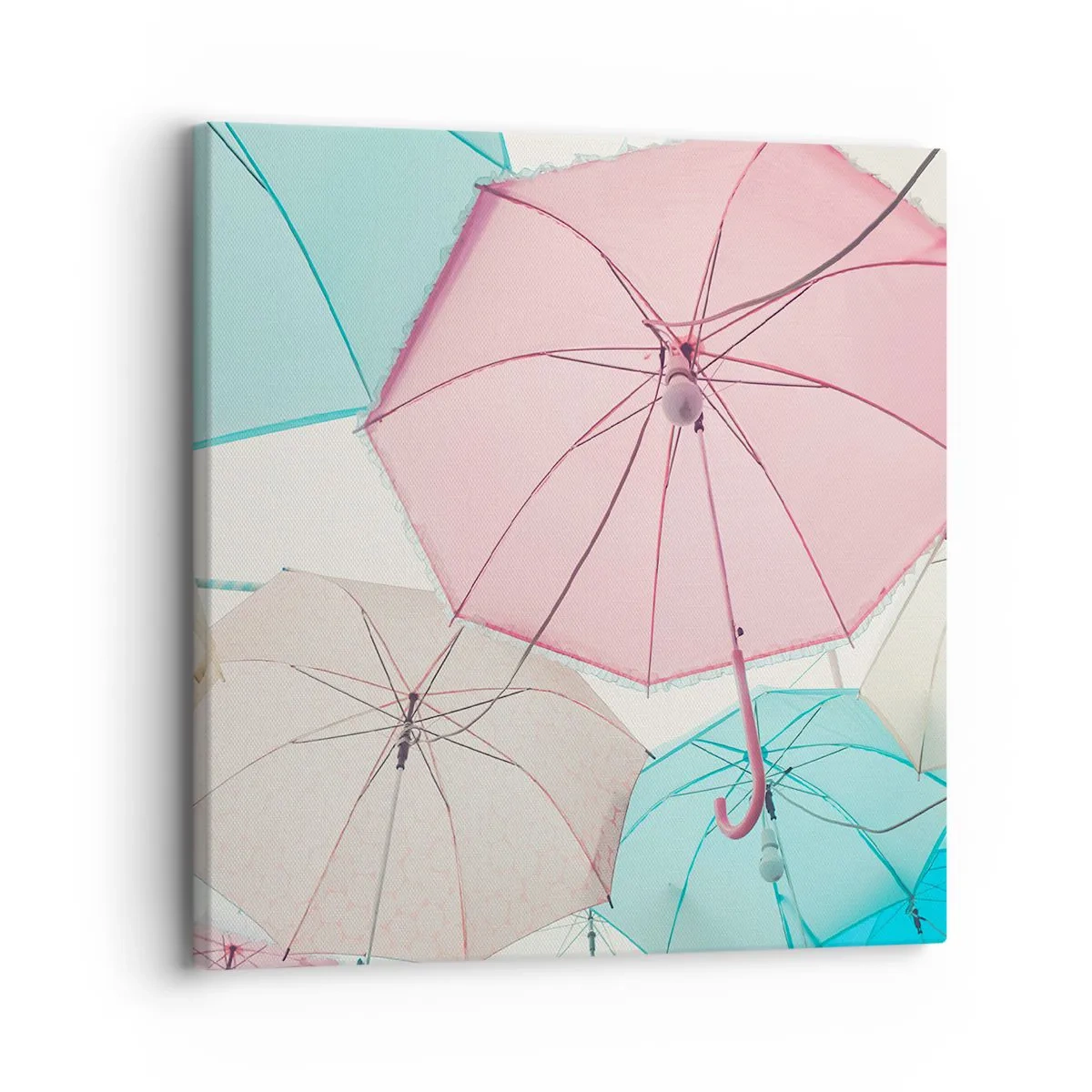 Canvastavla - Bild på duk - Ibland sol, ibland regn - 30x30 cm