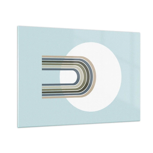 Glastavla - Bild på glas - Ostoppad attraktionskraft - 100x70 cm