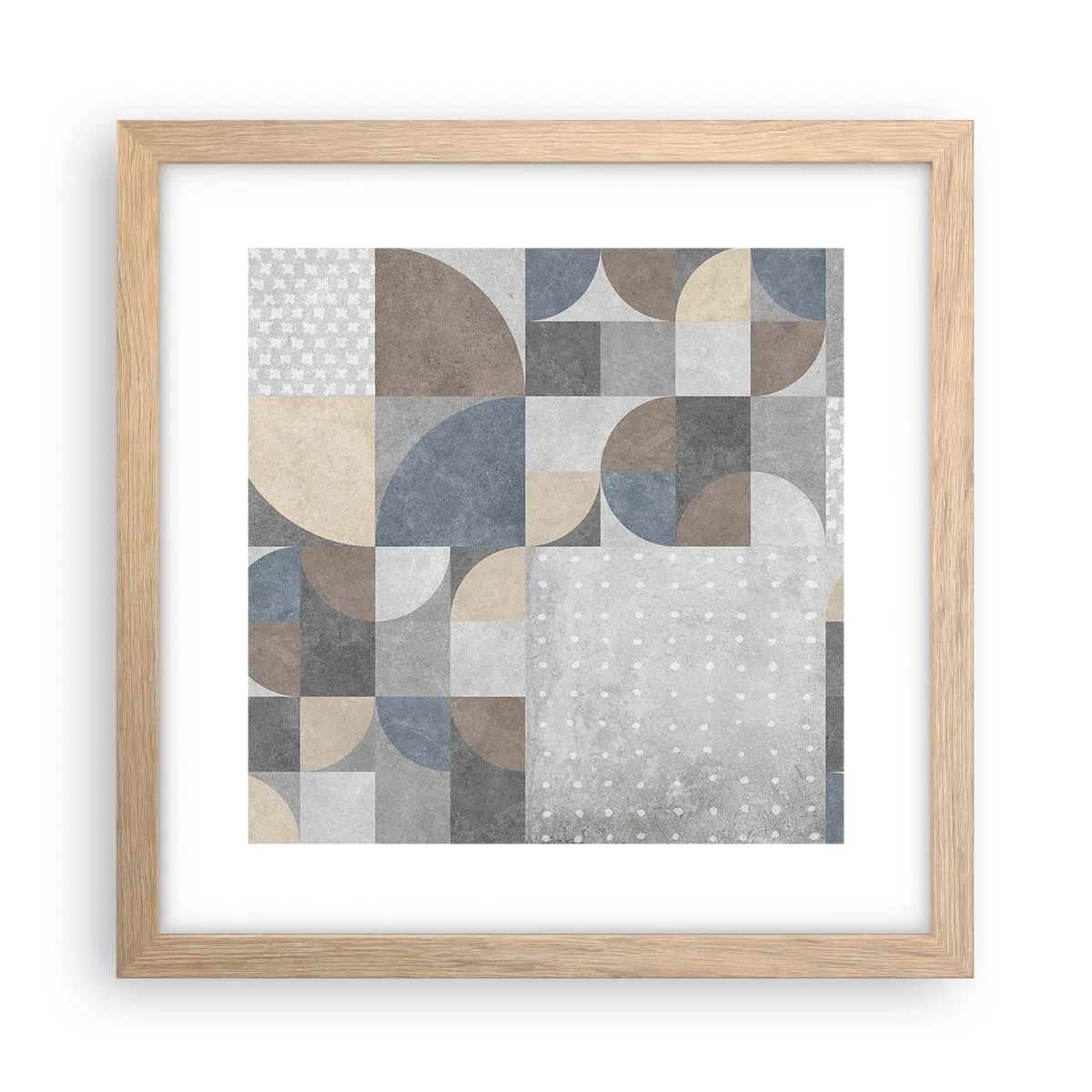 Affisch i ram av ljusek - Keramisk fantasi - 30x30 cm