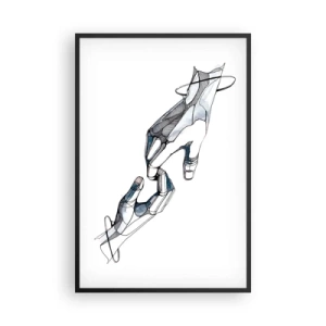 Affisch i svart ram - God gest - 61x91 cm