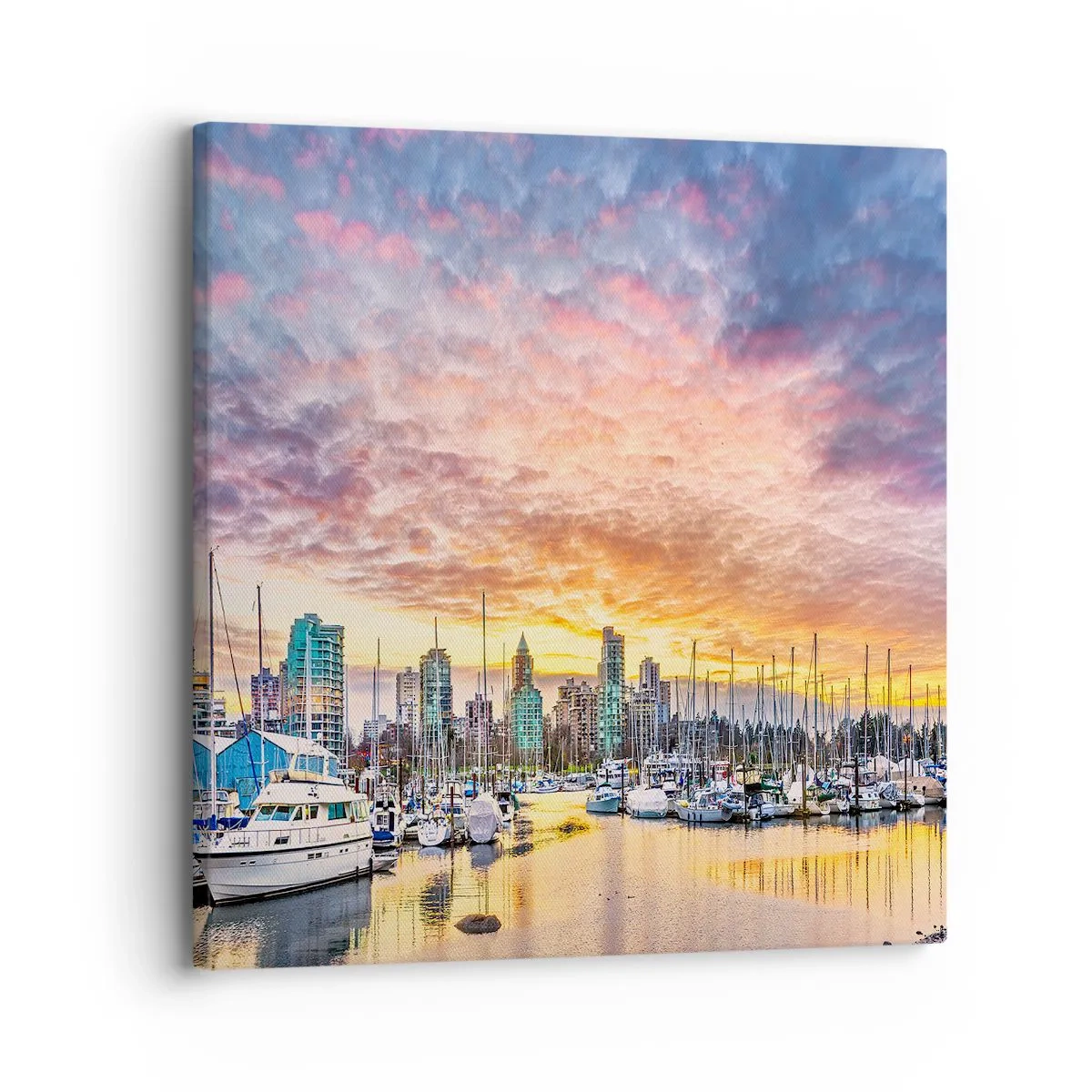 Canvastavla - Bild på duk - Tusen seglares stad - 30x30 cm