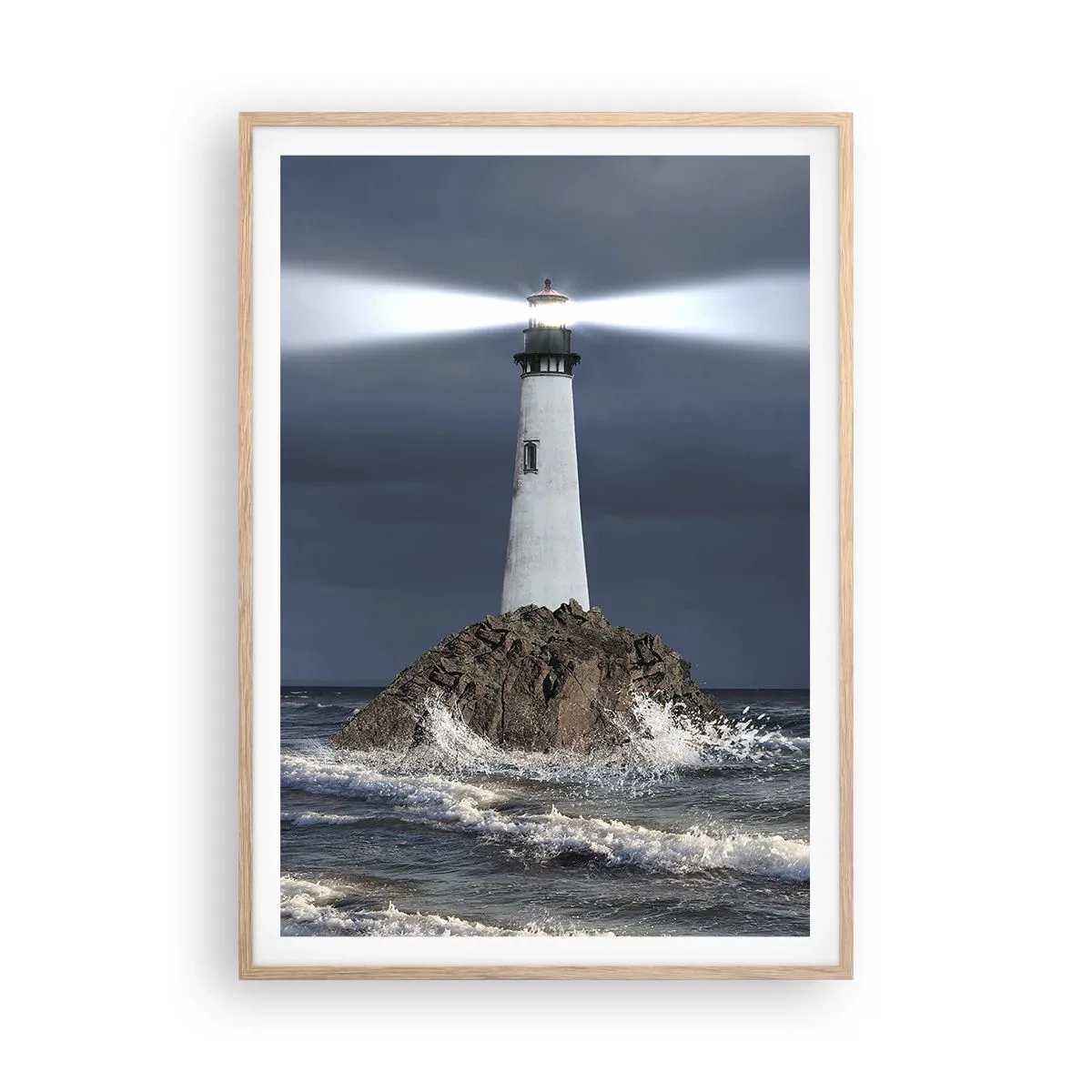 Affisch i ram av ljusek - Här...här...här! - 70x100 cm