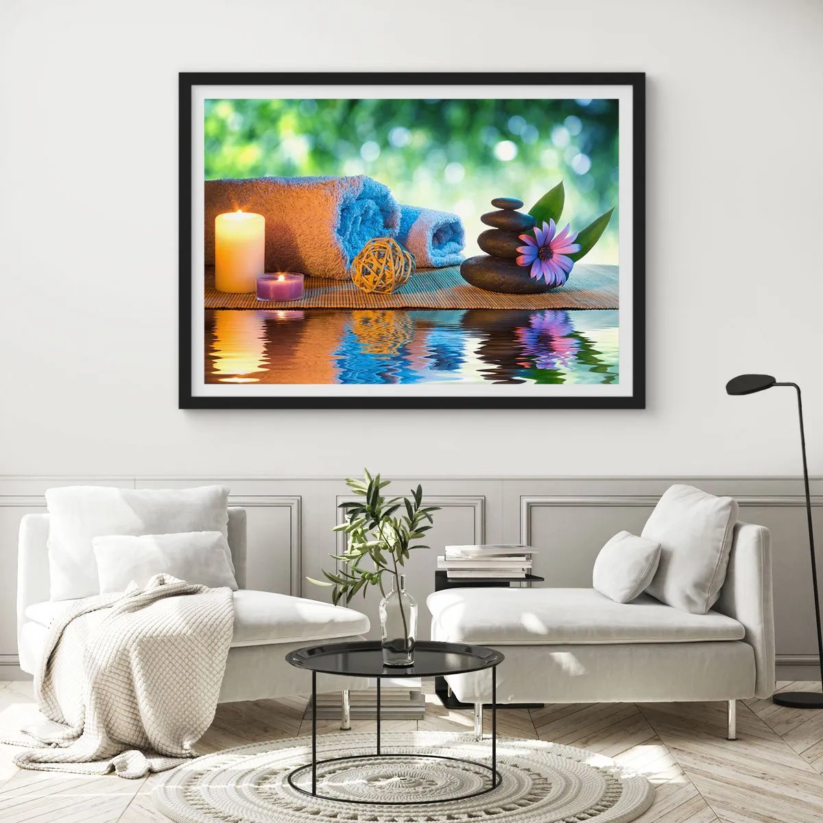 Affisch i svart ram - Tid för kroppen - 70x50 cm