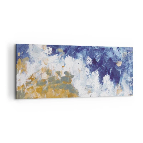 Canvastavla - Bild på duk - Elementens dans - 100x40 cm