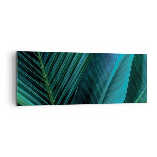 Canvastavla - Bild på duk - Grönskans anatomi - 140x50 cm