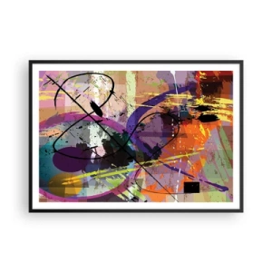 Affisch i svart ram - Rakt fram eller runt - 100x70 cm
