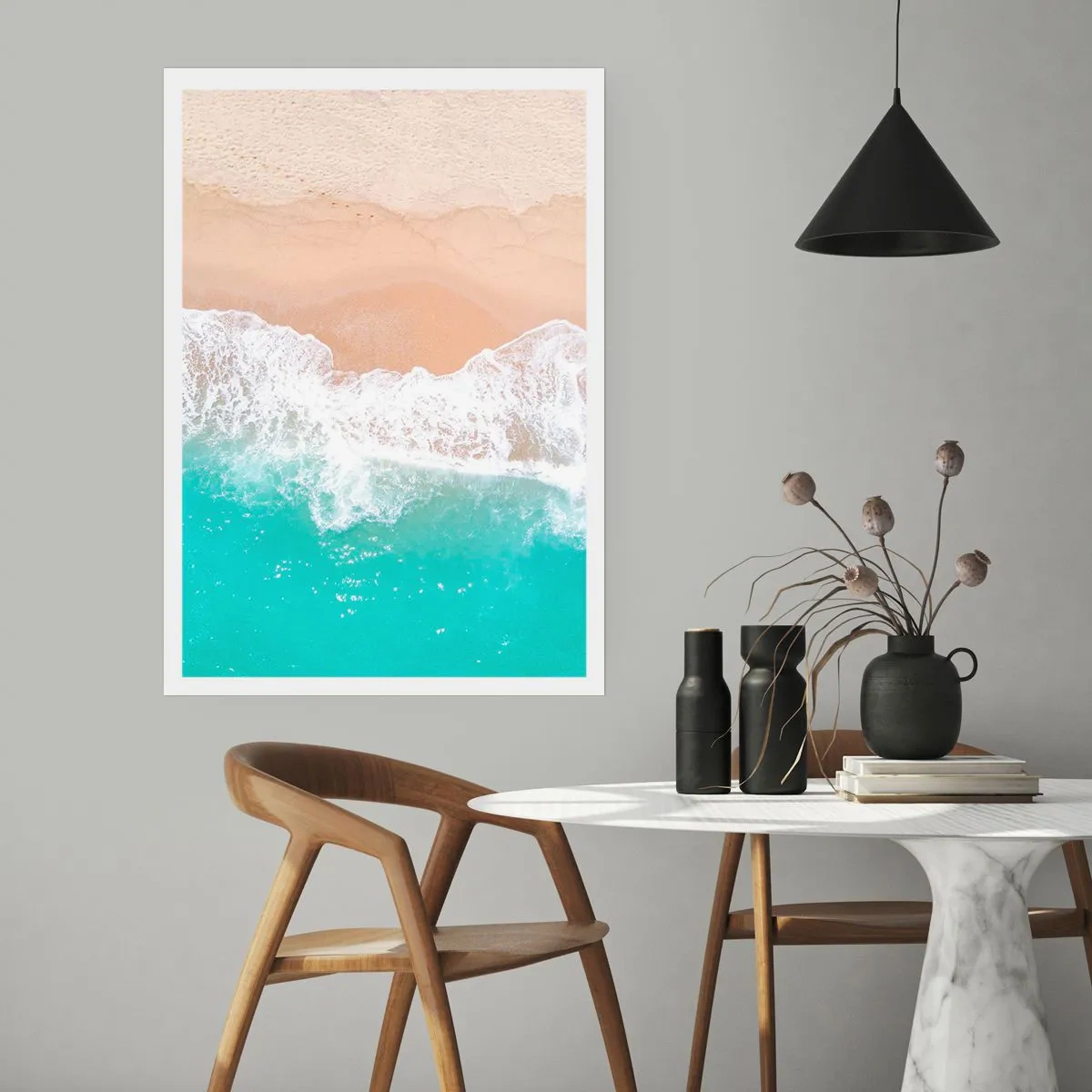 Affisch - Smekande beröring - 40x50 cm