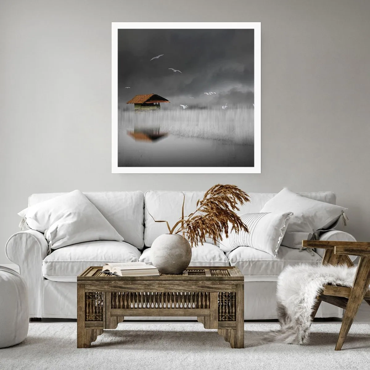 Affisch - Regnskydd - 50x50 cm