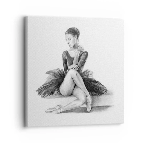 Canvastavla - Bild på duk - Förtrollad av dansen - 30x30 cm