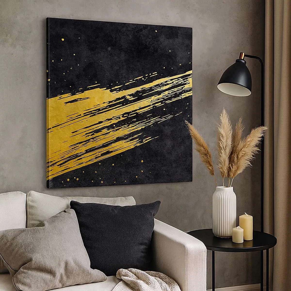 Canvastavla - Bild på duk - Hoppa in i hyperrymden - 30x30 cm