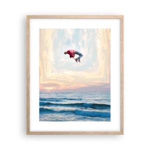 Affisch i ram av ljusek - Till en annan dimension - 40x50 cm