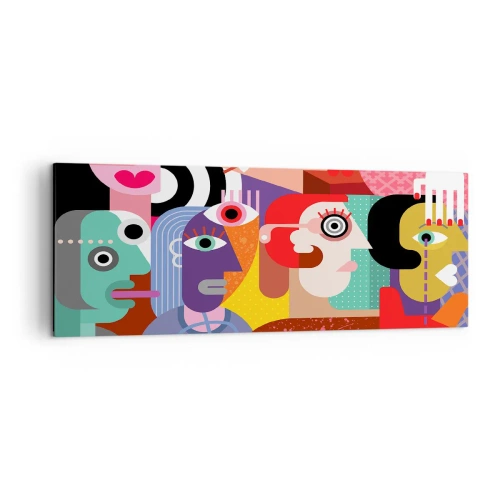 Canvastavla - Bild på duk - Vi är från Picasso - 140x50 cm