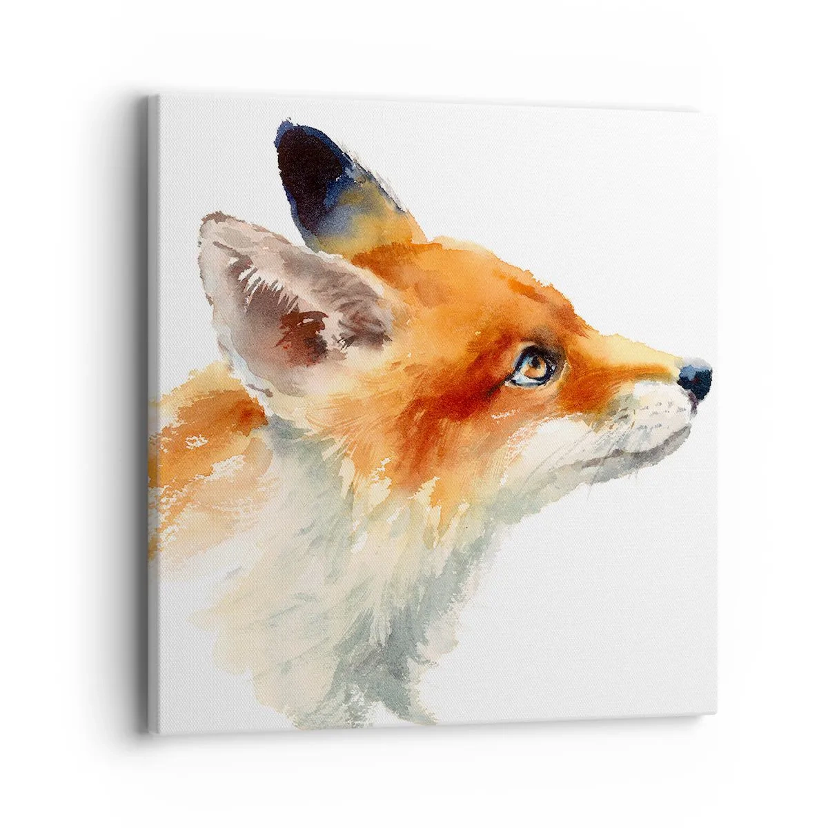 Canvastavla - Bild på duk - Försiktighet skadar aldrig - 40x40 cm