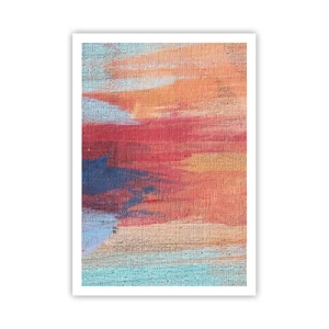 Affisch - Rinnande regnbåge - 70x100 cm