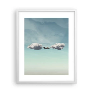 Affisch i vit ram - Stundens salighet - 40x50 cm