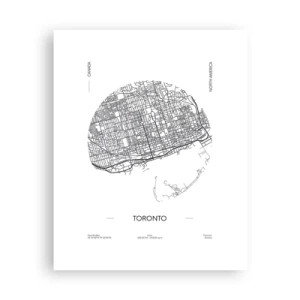 Affisch - Torontos anatomi - 40x50 cm