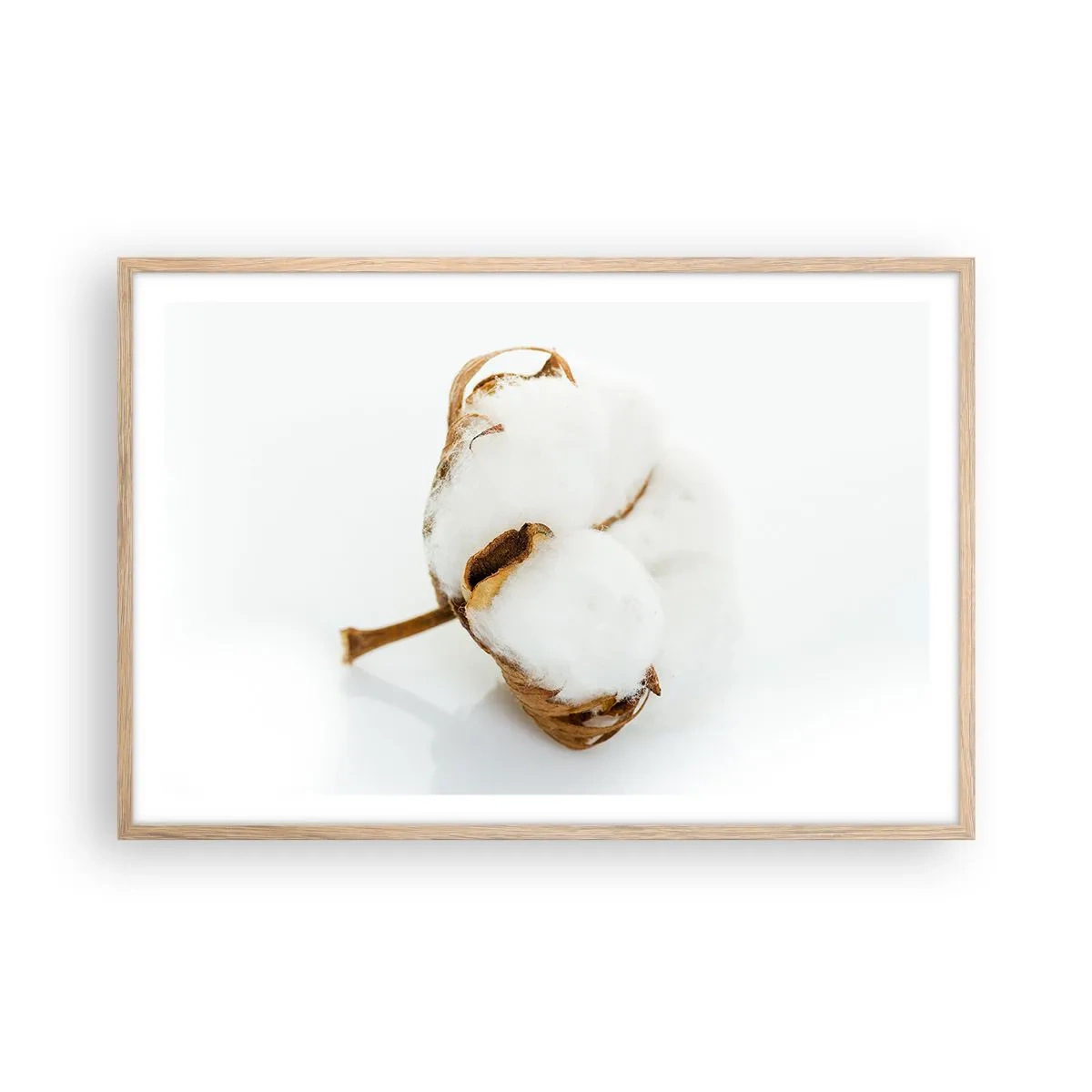 Affisch i ram av ljusek - Mjuk av naturen - 91x61 cm