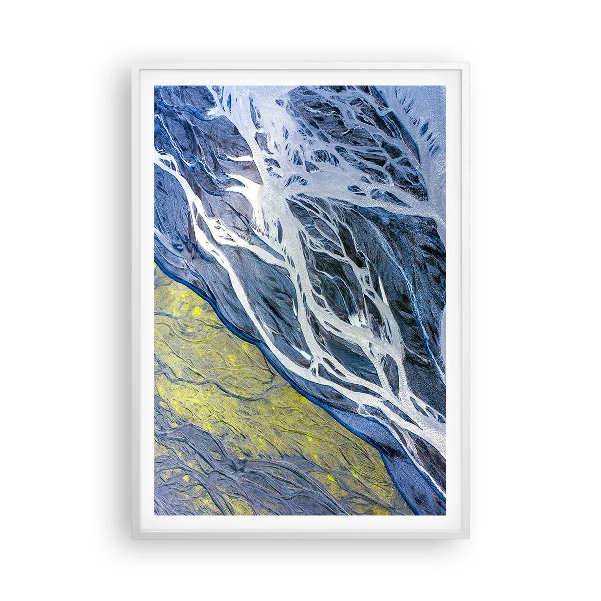 Affisch i vit ram - Naturens grottmålningar - 70x100 cm