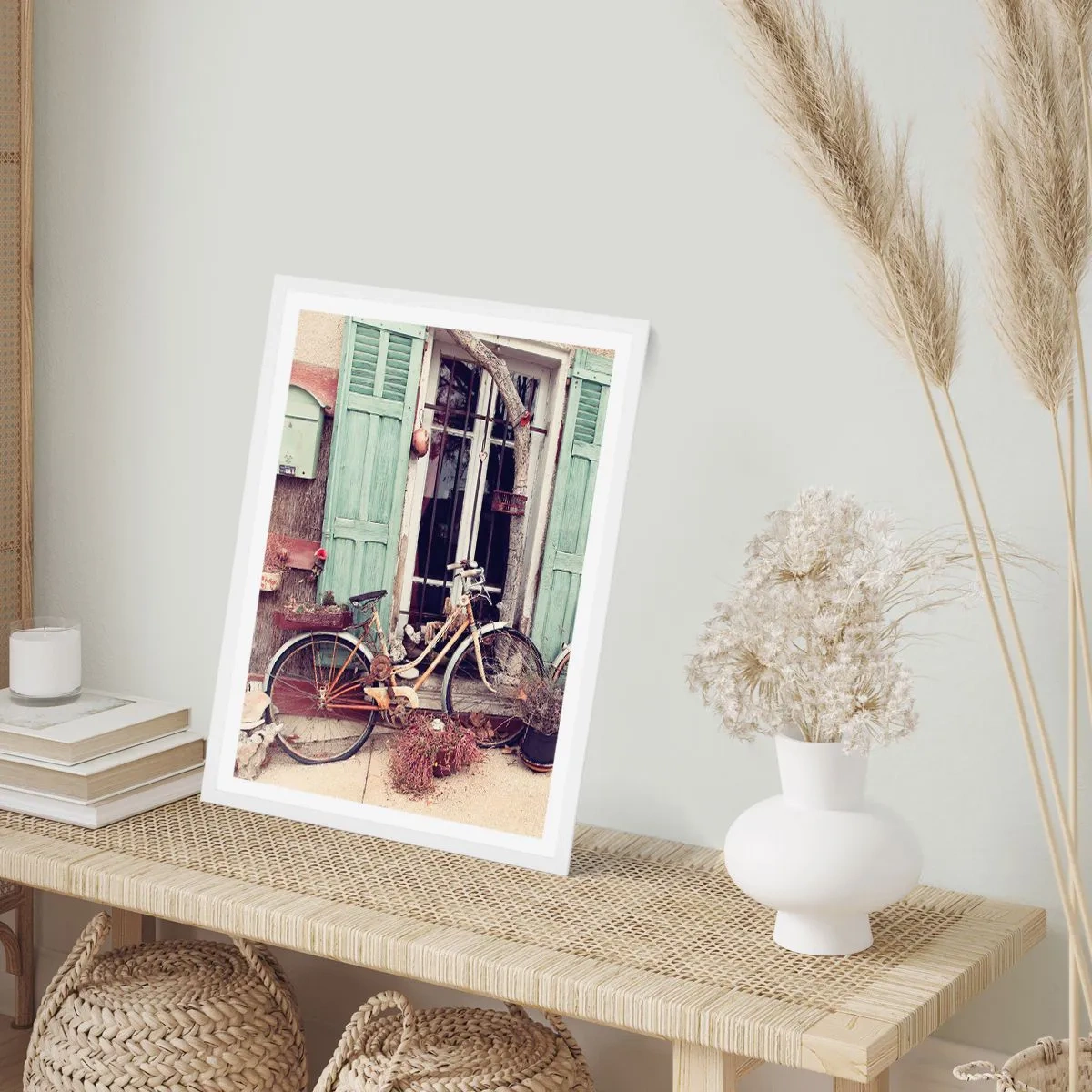 Affisch i vit ram - Länge leve provinsen - 70x100 cm