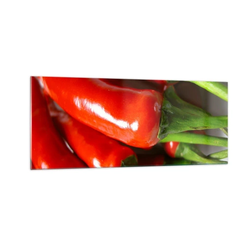Glastavla - Bild på glas - Saftiga, glänsande, släta - 100x40 cm