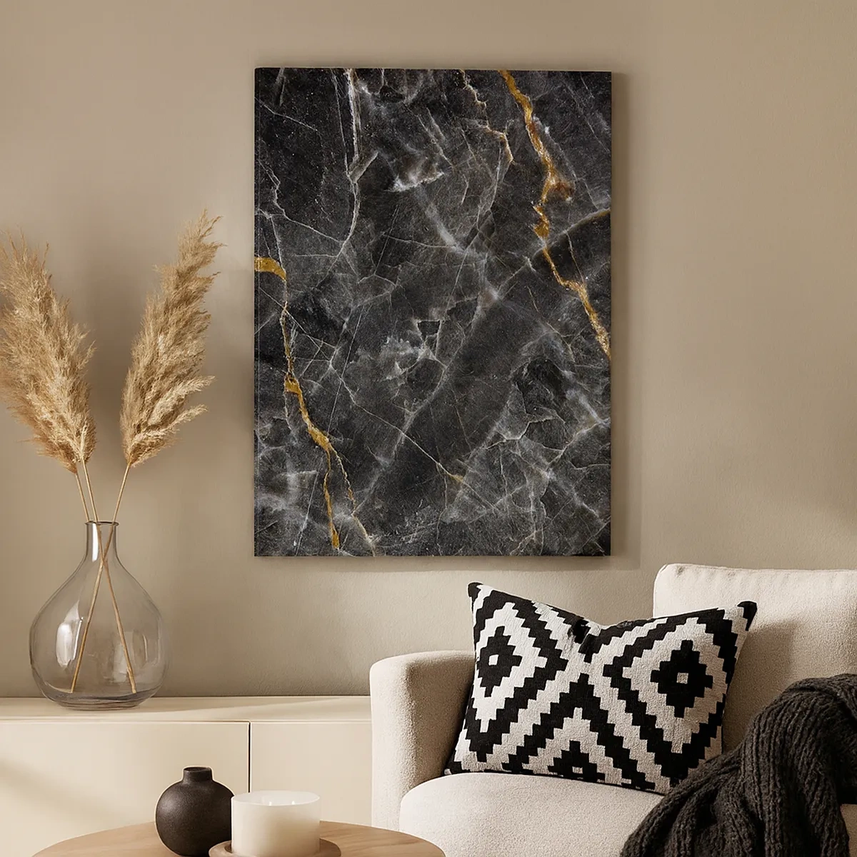 Canvastavla - Bild på duk - Stenens interna liv - 50x70 cm