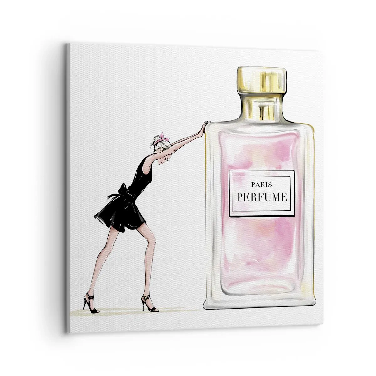 Canvastavla - Bild på duk - Kvinnlighetens kärna - 50x50 cm