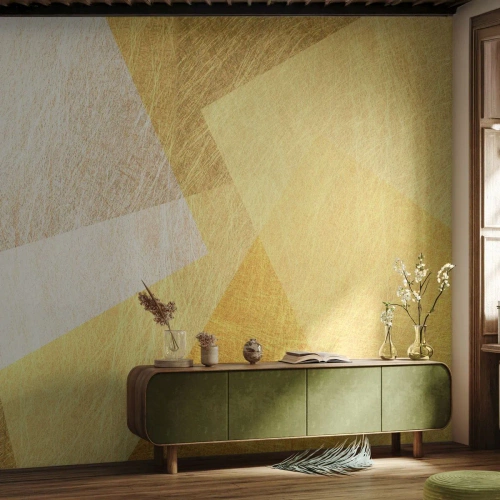 Fototapet Standard Eco - Geometriskt väder - Ljus, Textur, Geometrisk - 400x280 cm