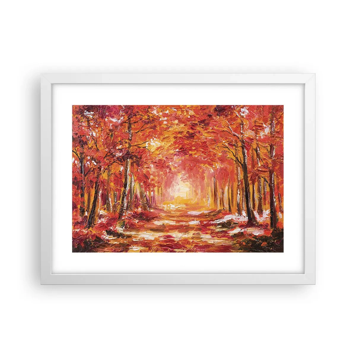 Affisch i vit ram - Kopparskog - 40x30 cm