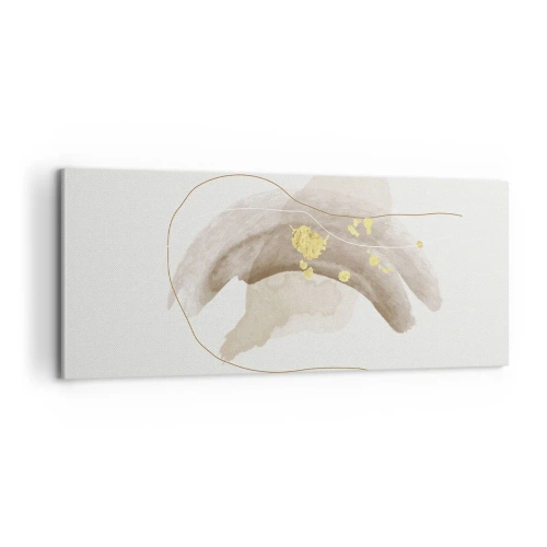 Canvastavla - Bild på duk - Träffat i rummet - 100x40 cm
