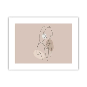 Affisch - Flickaktighetens ikon - 40x30 cm