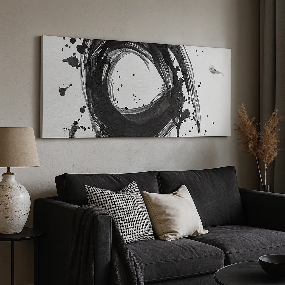 Canvastavla - Bild på duk - Skapandets virvel - 30x30 cm