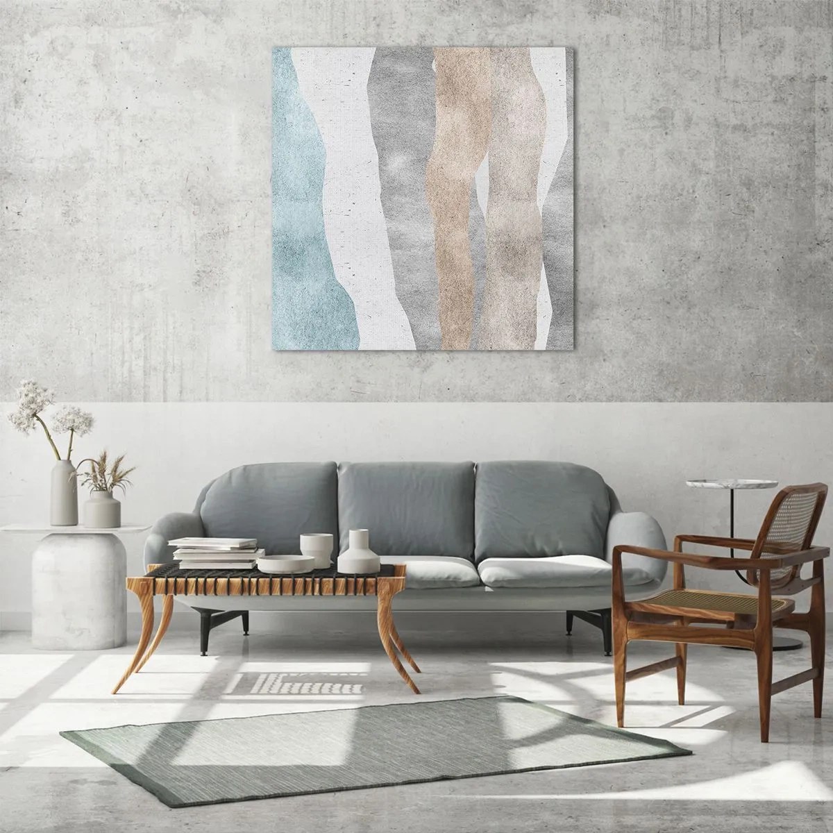 Glastavla - Bild på glas - Närhetsstudie - 50x50 cm