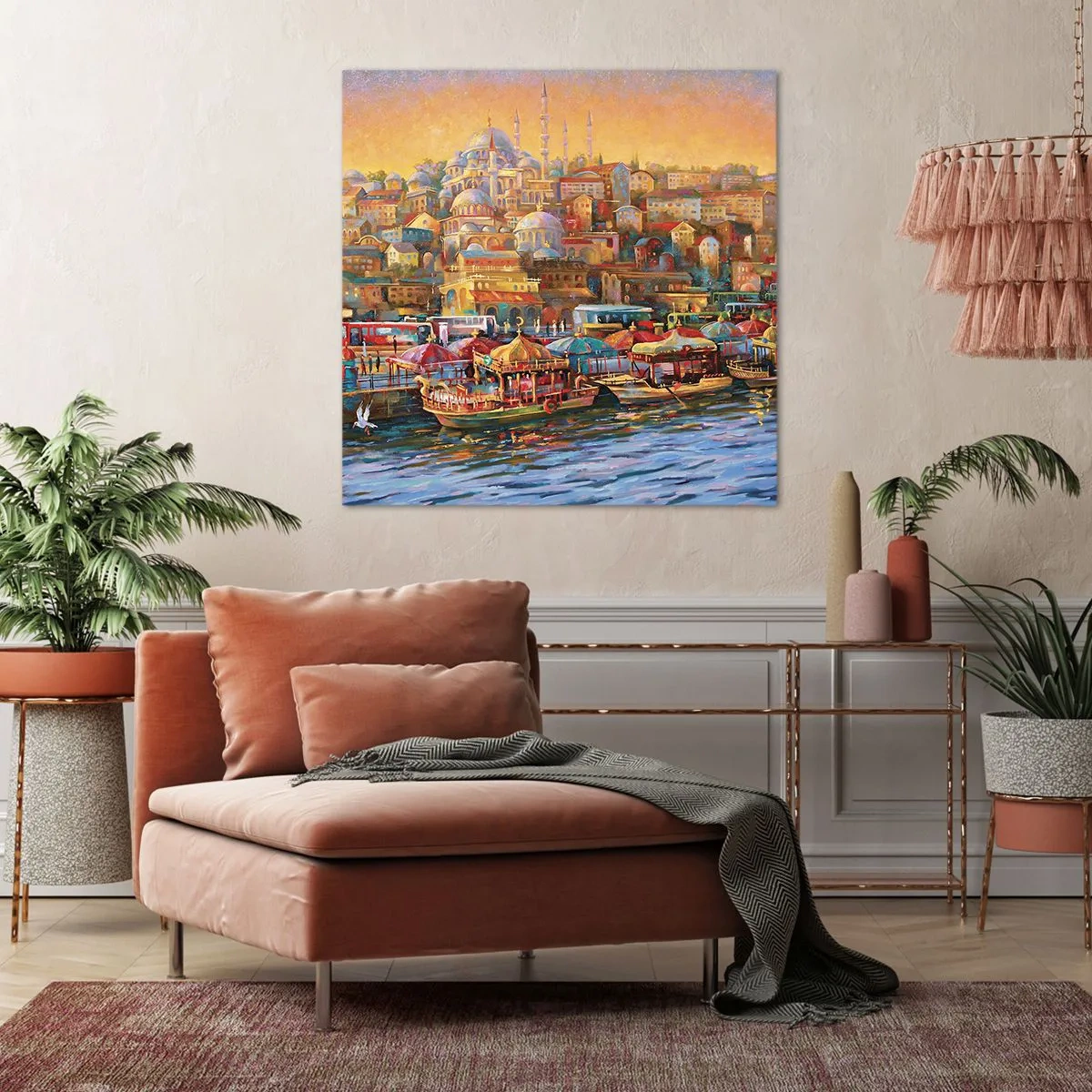 Canvastavla - Bild på duk - Istanbul-berättelse - 30x30 cm
