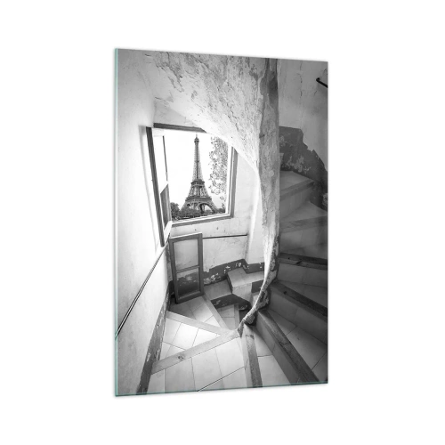 Glastavla - Bild på glas - Vilken utsikt! - 70x100 cm
