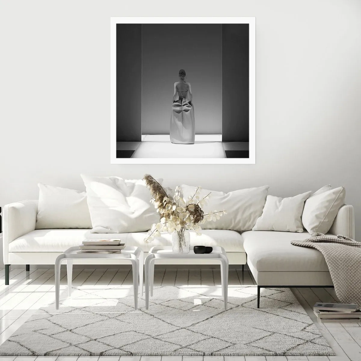 Affisch - Raffinerad enkelhet - 60x60 cm