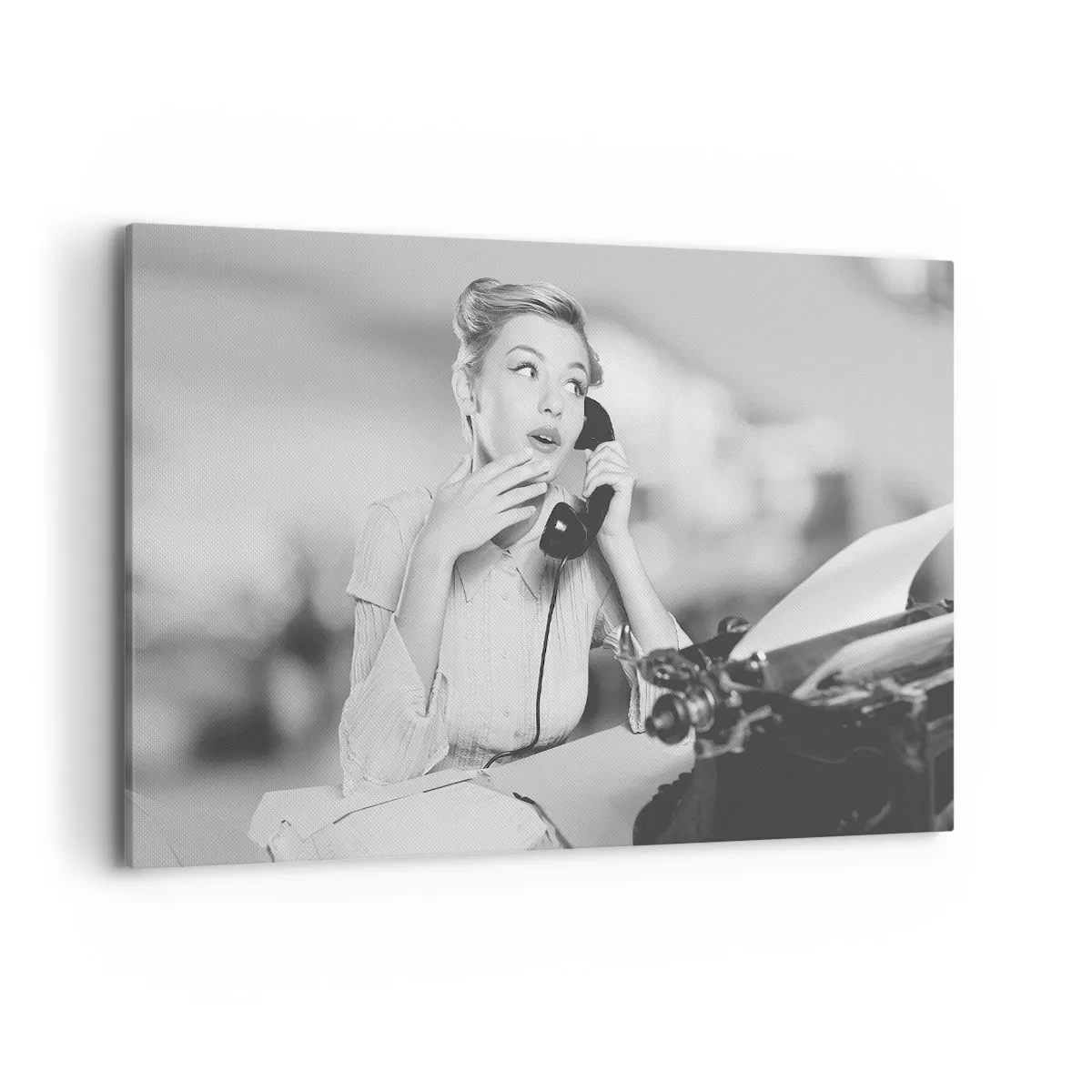 Canvastavla - Bild på duk - Hallå, tillbaka till 50-talet. - 120x80 cm