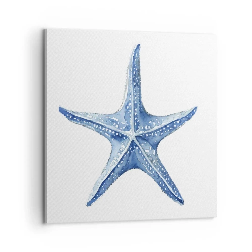 Canvastavla - Bild på duk - Havets stjärna - 60x60 cm