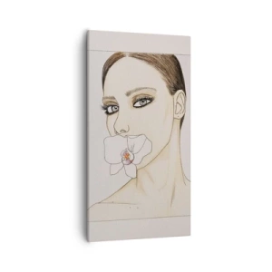 Canvastavla - Bild på duk - Elegansens och skönhetens symbol - 55x100 cm