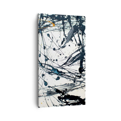 Canvastavla - Bild på duk - Med eller utan någon mening? - 45x80 cm
