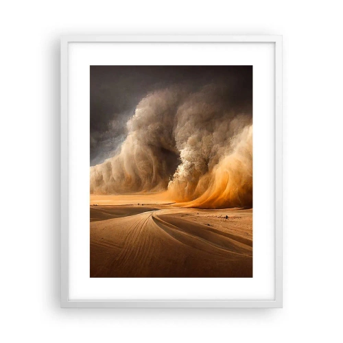 Affisch i vit ram - Öknens vrede - 40x50 cm