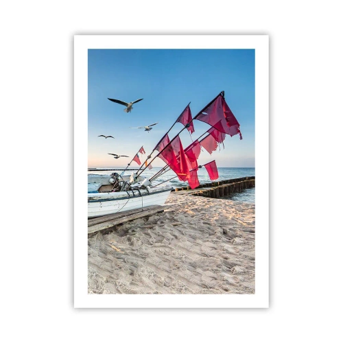 Affisch - Välförtjänt vila - 50x70 cm