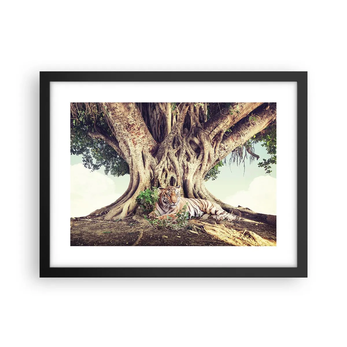 Affisch i svart ram - Vi från Första Moseboken - 40x30 cm