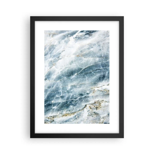 Affisch i svart ram - Isvärld - 30x40 cm