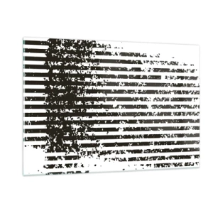 Glastavla - Bild på glas - Rytm och brus - 120x80 cm