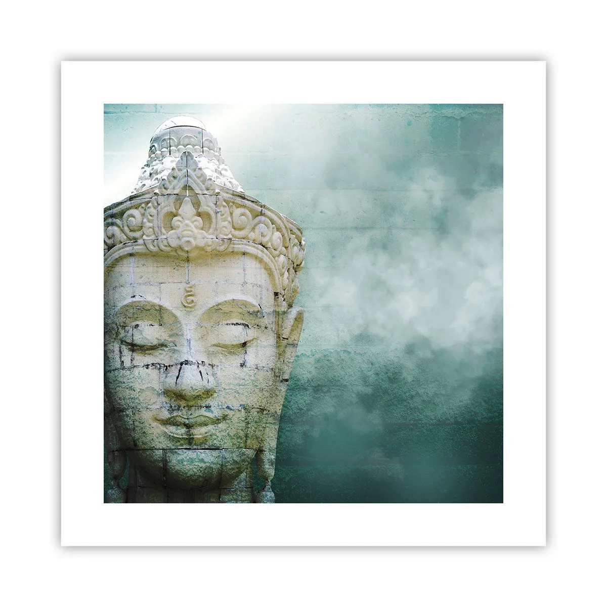 Affisch - På jakt efter ljus - 40x40 cm