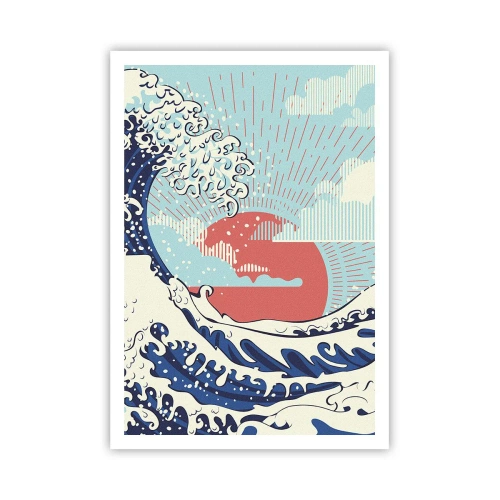 Affisch - Ur japanska inspirationer - 70x100 cm