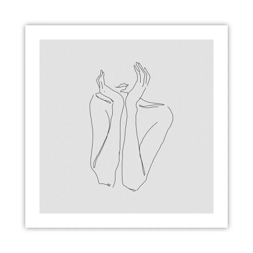 Affisch - Vad flickorna drömmer om - 50x50 cm