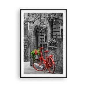 Affisch i svart ram - Toskansk hörna - 61x91 cm