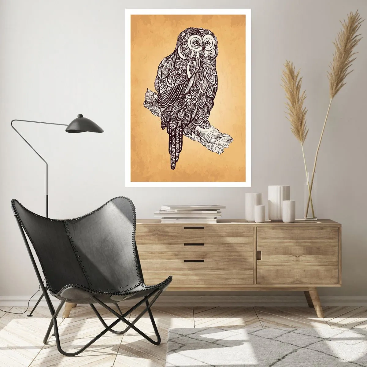 Affisch - Invecklade ornament av visdom - 50x70 cm